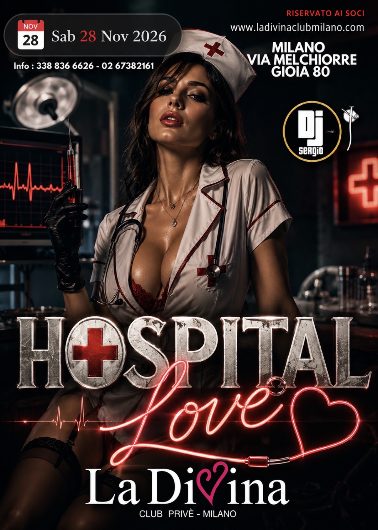 Hospital Love - La Divina Club Privè Milano